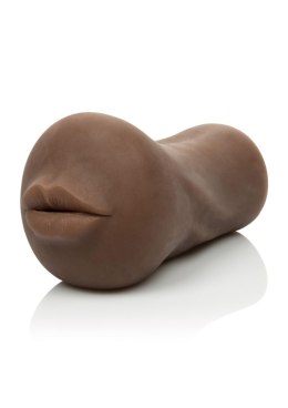 Masturbator Stroke It Mouth brązowy 17,75 cm CalExotics