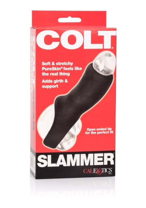 Nakładka na penisa Colt Slammer czarna 10.75 cm CalExotics