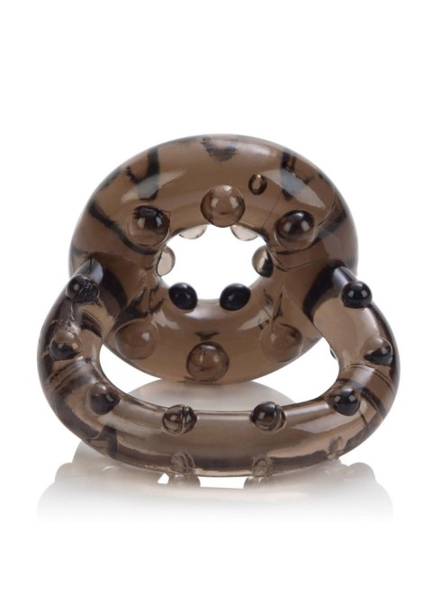 Pierścień erekcyjny All Star Calexotics czarny TPE z ringiem na jądra 5 cm CalExotics