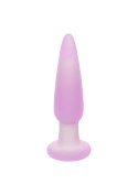 Plug analny wibrujący Calexotics Lavender Haze fioletowy silikonowy CalExotics