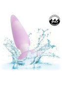 Plug analny wibrujący Calexotics Lavender Haze fioletowy silikonowy CalExotics