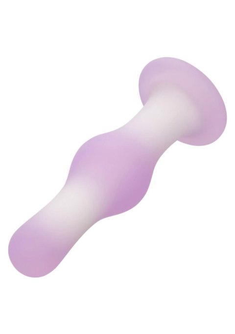 Silikonowy wibrujący korek analny Calexotics Lavender Haze fioletowy CalExotics