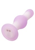 Silikonowy wibrujący korek analny Calexotics Lavender Haze fioletowy CalExotics