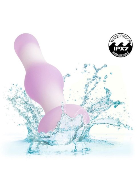 Silikonowy wibrujący korek analny Calexotics Lavender Haze fioletowy CalExotics