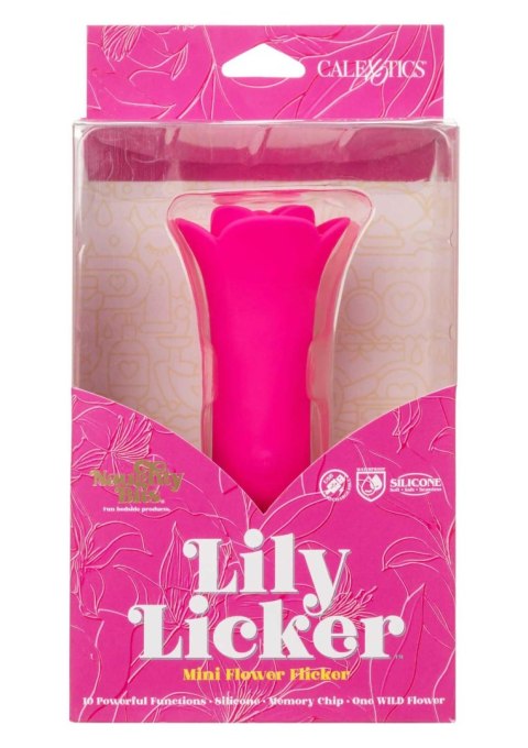 Stymulator łechtaczki Calexotics Lily Licker Mini różowy USB 9,5 cm CalExotics