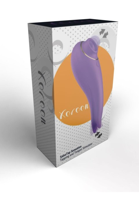 Stymulator Xocoon SalsaTap fioletowy silikonowy IPX6 Xocoon
