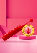 Wibrator ROMP Pop czerwony z wymiennymi końcówkami USB ROMP
