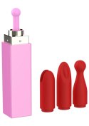 Wibrator szminka Xocoon Sealed With A Kiss różowy 11 cm USB Xocoon