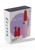 Wibrator szminka Xocoon Sealed With A Kiss różowy 11 cm USB Xocoon