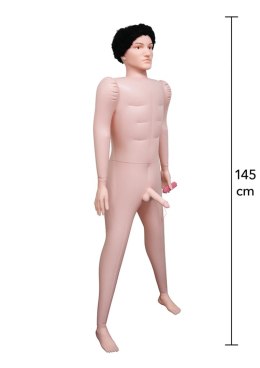 Lalka nadmuchiwana Big Boner Billie męska z wibracją 180 cm Hidden Desire