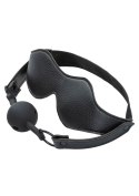 Maska blackout z oddychającym kneblem silikonowym Calexotics CalExotics