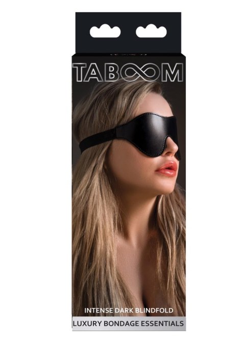 Opaska na oczy Taboom Intense Dark wegańska czarna 21 cm Taboom