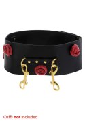 Pas bondage Taboom Wild Roses czarny Taboom