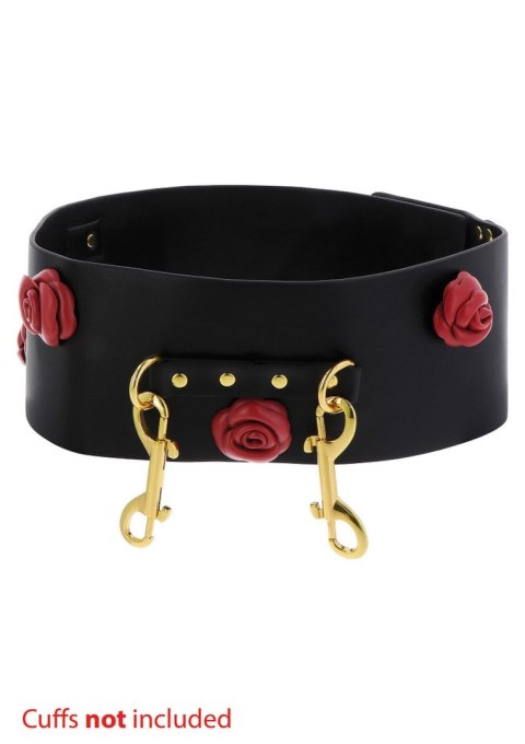Pas bondage Taboom Wild Roses czarny Taboom