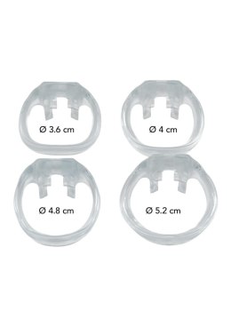 Pas cnoty Clear Control przezroczysty Hidden Desire 10 cm Hidden Desire