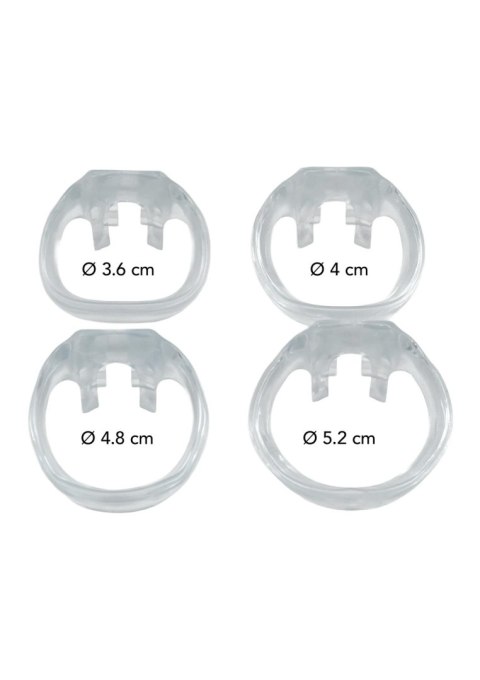Pas cnoty Clear Control przezroczysty Hidden Desire 10 cm Hidden Desire