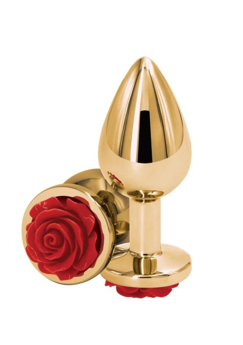 Plug analny aluminiowy Rose NS Novelties czerwony 8.9 cm NS Novelties