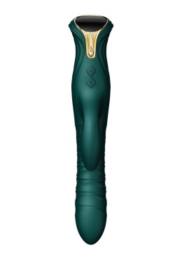Wibrator króliczek Mose thrusting z podgrzewaniem zielony 25.8 cm