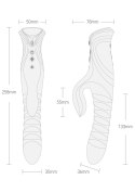 Wibrator króliczek ZALO Mose 2 z podgrzewaniem zielony 25,8 cm ZALO