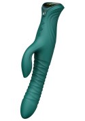 Wibrator króliczek ZALO Mose 2 z podgrzewaniem zielony 25,8 cm ZALO
