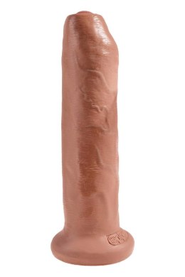 Dildo realistyczne King Cock nieobritzane 18 cm opalony Pipedream