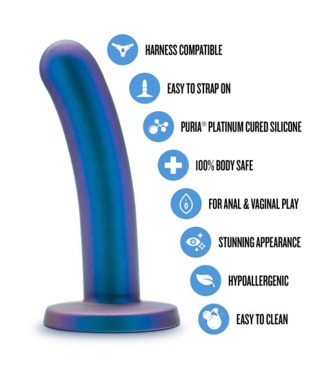 Dildo realistyczne Temptasia Surrender niebieskie 14 cm Blush