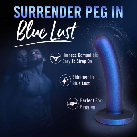Dildo realistyczne Temptasia Surrender niebieskie 14 cm Blush