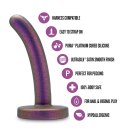 Dildo silikonowe Temptasia Surrender Peg Beginner fioletowe 12 cm Blush