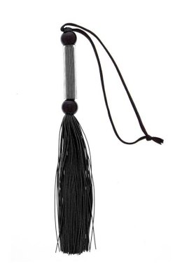 Flogger silikonowy Guilty Pleasure BDSM czarny Guilty Pleasure BDSM