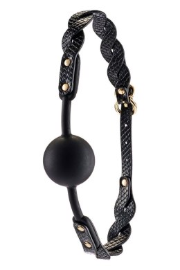 Knebel pleciony Moonlight Guilty Pleasure czarny Guilty Pleasure BDSM