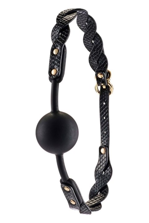 Knebel pleciony Moonlight Guilty Pleasure czarny Guilty Pleasure BDSM