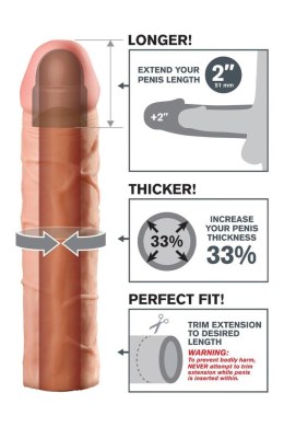 Przedłużka na penisa Fantasy Xtensions Perfect 5 cm Pipedream