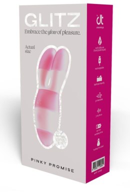 Stymulator podróżny Glitz Pinky Promise różowy USB 9 cm Dreamtoys