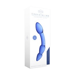 Szklane dildo Chrystalino Superior niebieskie 18 cm Chrystalino