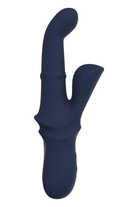 Wibrator króliczek Dreamtoys Iris Duo z kuleczkami niebieski Dreamtoys