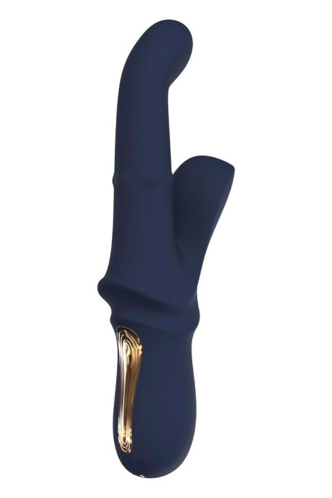 Wibrator króliczek Dreamtoys Iris Duo z kuleczkami niebieski Dreamtoys