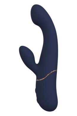 Wibrator króliczek duo Hestia ciemnoniebieski silikonowy USB 21 cm Dreamtoy Dreamtoys