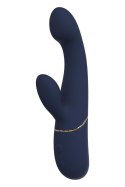 Wibrator króliczek duo Hestia ciemnoniebieski silikonowy USB 21 cm Dreamtoy Dreamtoys