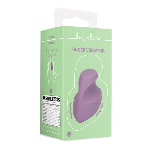 Wibrator na palec Loveline silikonowy fioletowy 3,5 cm Loveline