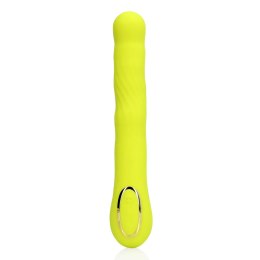 Wibrator punktu G Loveline z ruchomą końcówką limonkowy 24 cm Loveline