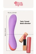 Wibrator silikonowy Twin Toned Dream Toys USB 19 cm Dream Toys