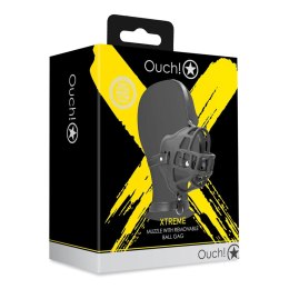 Kaganiec z odpinaną kulką Ouch! czarny 65 cm Ouch!