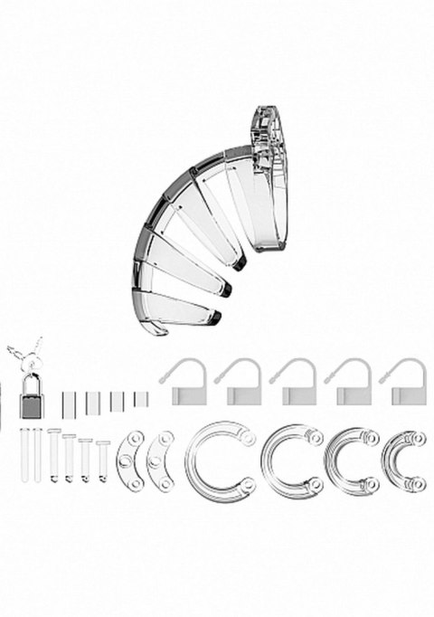 Klatka cnoty ManCage Model 02 przezroczysta 3.5" ManCage
