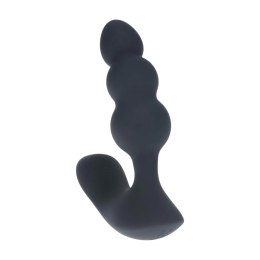 Korek analny wibrujący koralikowy Levelz zdalny czarny 14 cm USB Levelz