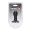 Korek analny z grzechotką Levelz silikonowy S czarny 8,5 cm Levelz