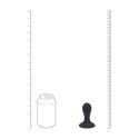 Korek analny z grzechotką Levelz silikonowy S czarny 8,5 cm Levelz