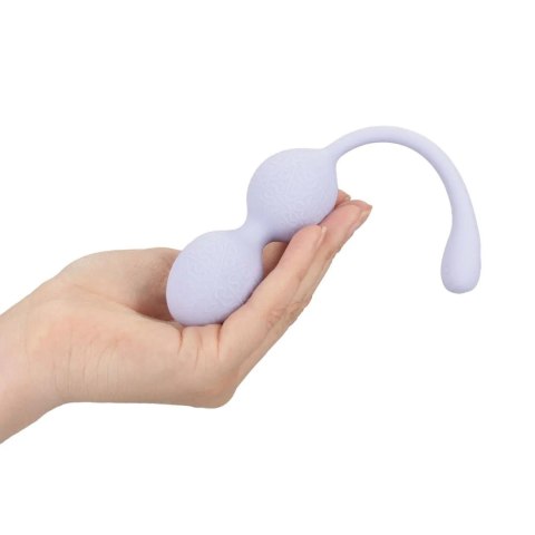 Kulki Kegla wibrujące Loveline lawendowe z pilotem 19 cm Loveline