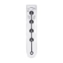 Kulki analne silikonowe Levelz XL 5cm czarne Levelz