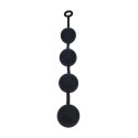 Kulki analne silikonowe Levelz XXL 6 cm czarny Levelz