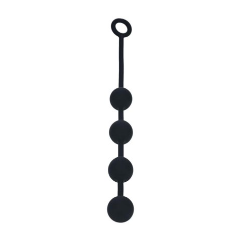 Kulki analne silikonowe okrągłe Levelz L 40mm czarne Levelz